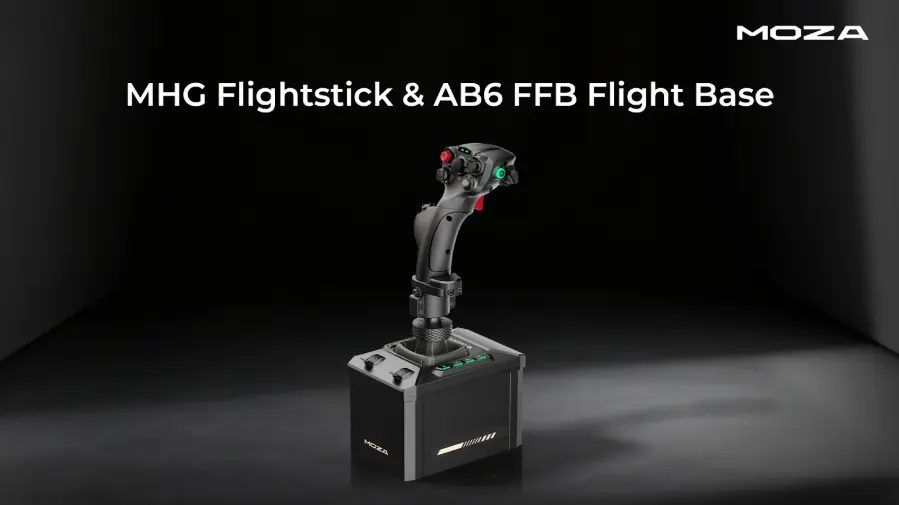 MOZA Launches New AB6 FFB Flight Base and MTQ Throttle Quadrant
